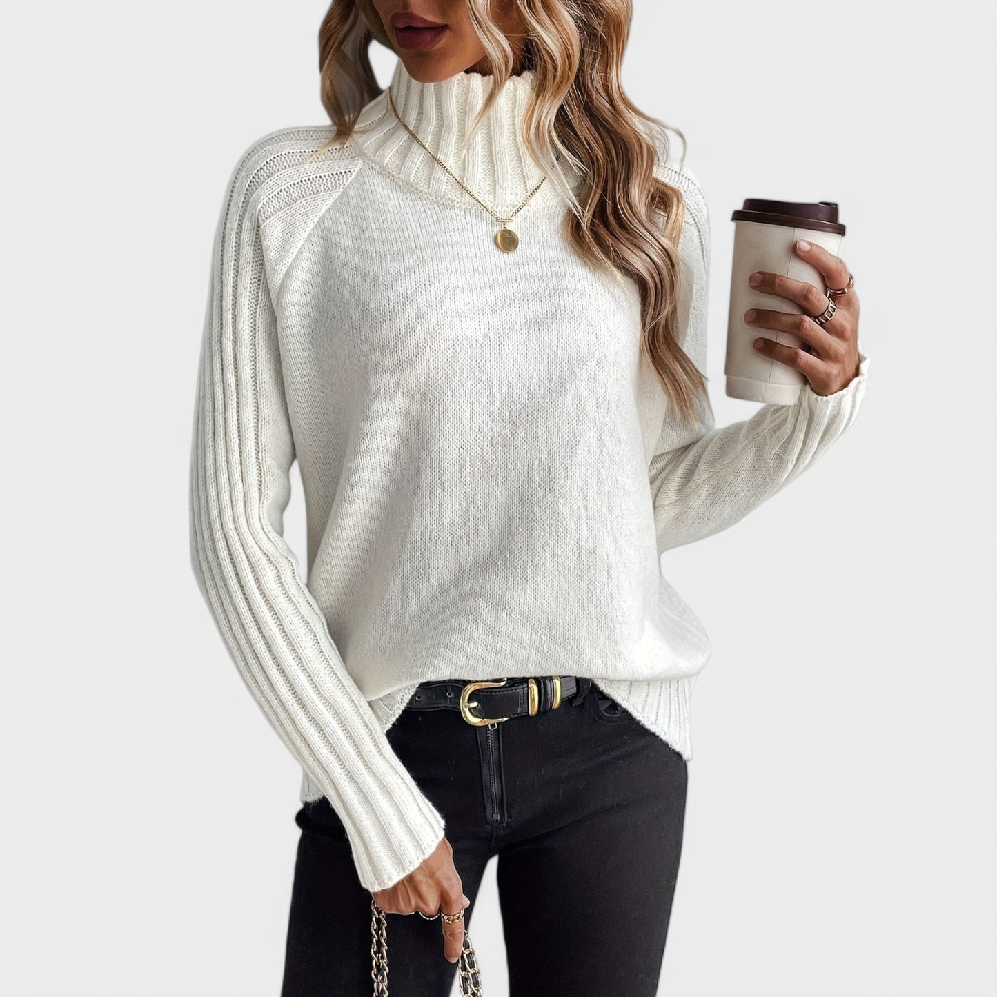 Hannah - Elegancki Strikket Sweater