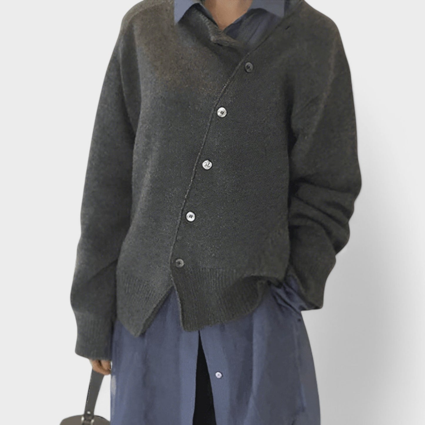 Cathy - Kardigan Med Knaplukning