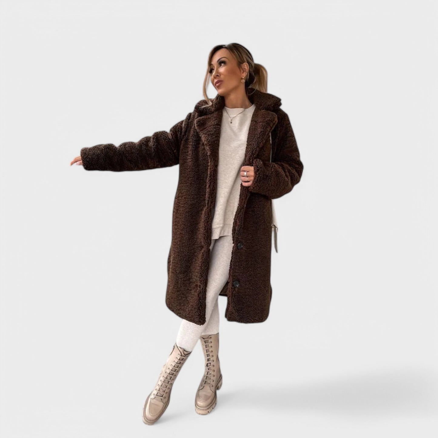 Lærke - Teddy-Frakke Til Kvinder