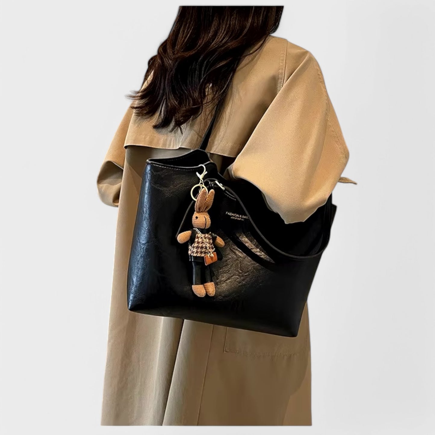 Sigrid - Stor Kapacitet Læder Tote Taske