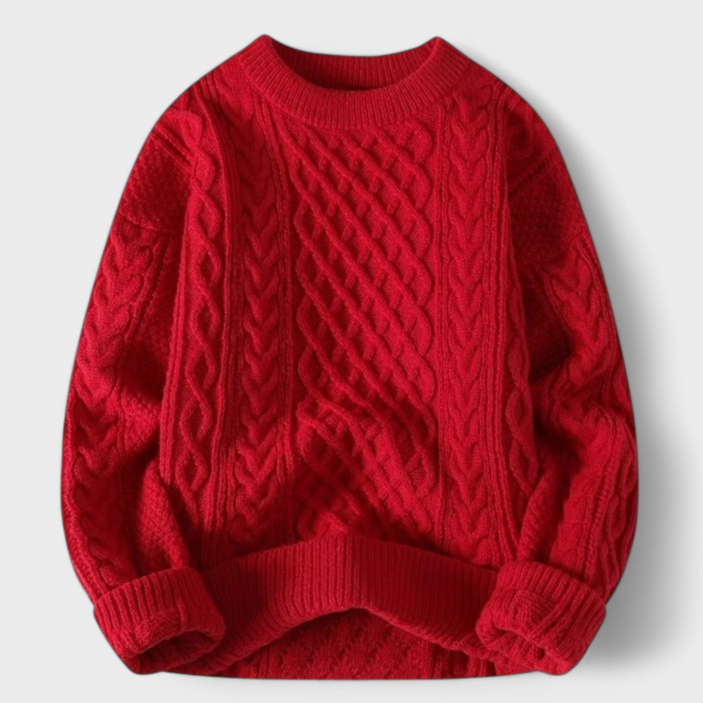 Saga - Strikket Trøje Til Kvinder Med Kabelmønster