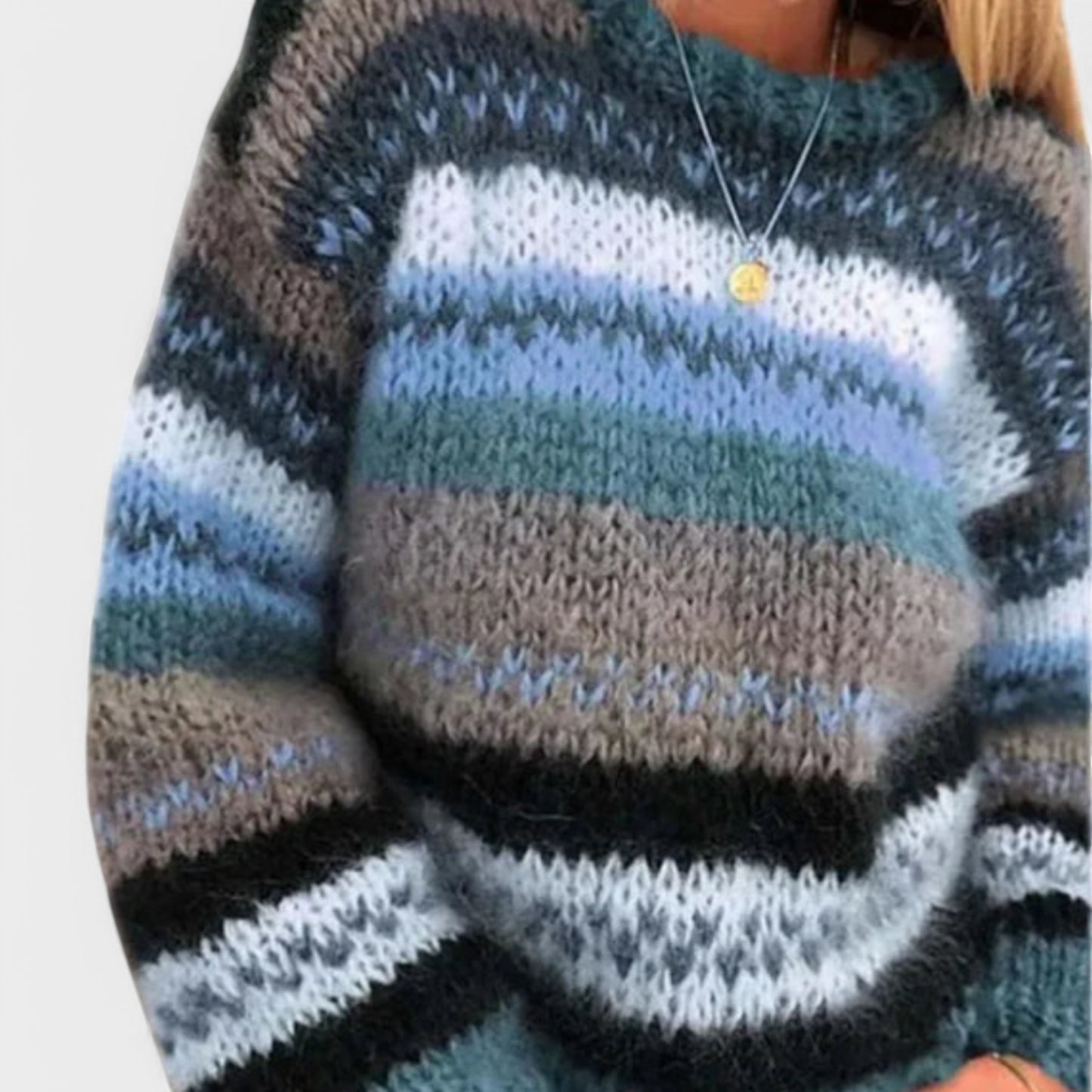 Solveig - Stribet Mønster Strikket