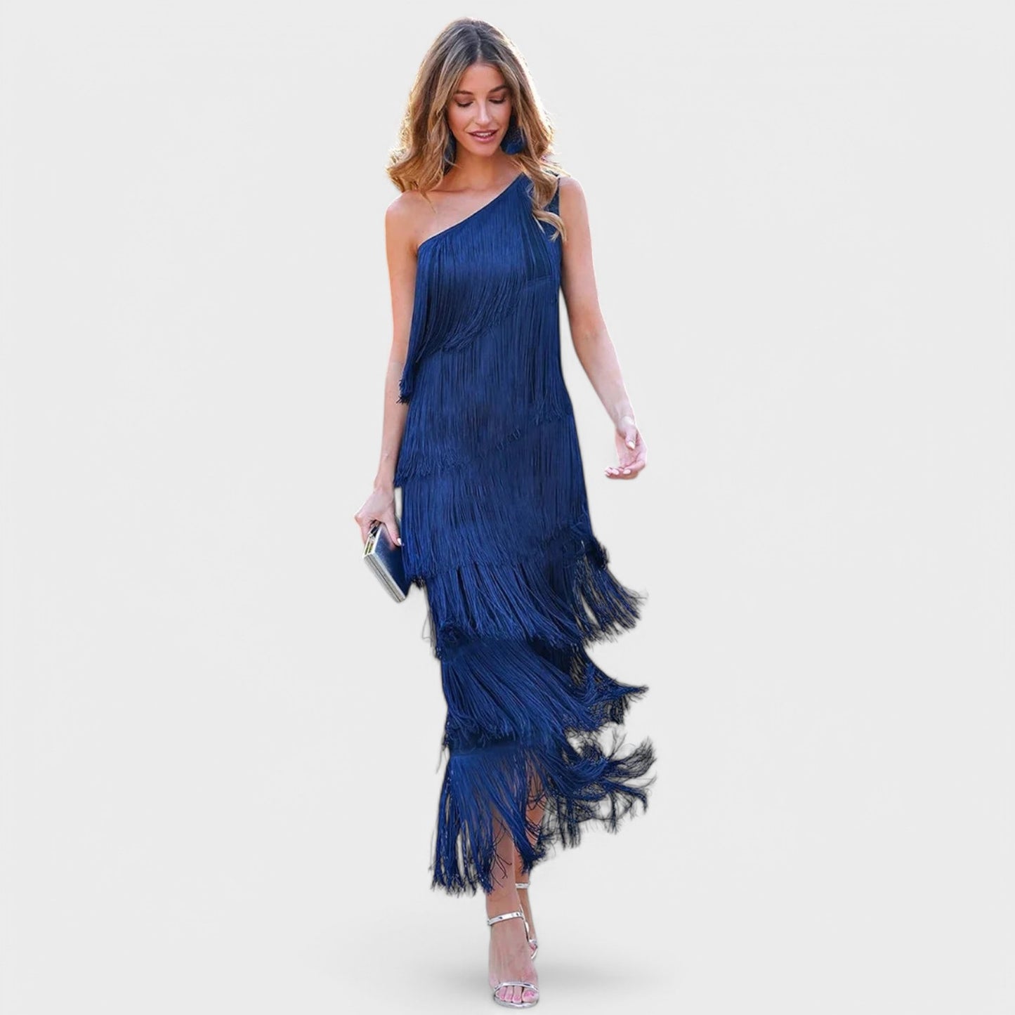 Lauren - Kjole Med Frynser