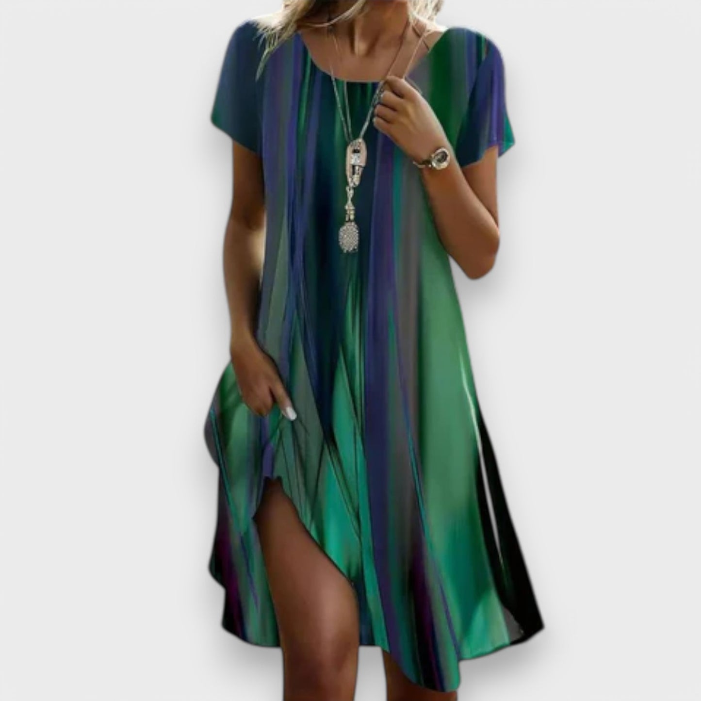 Freja - Stilfuld Flydende Hverdagskjole