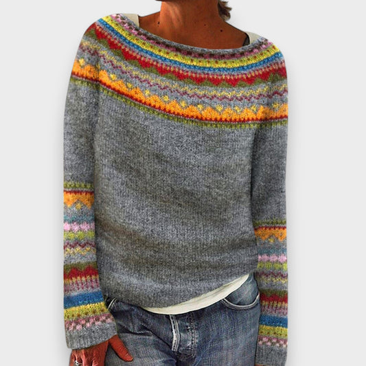 Thyra - Retro Efterår Sweater