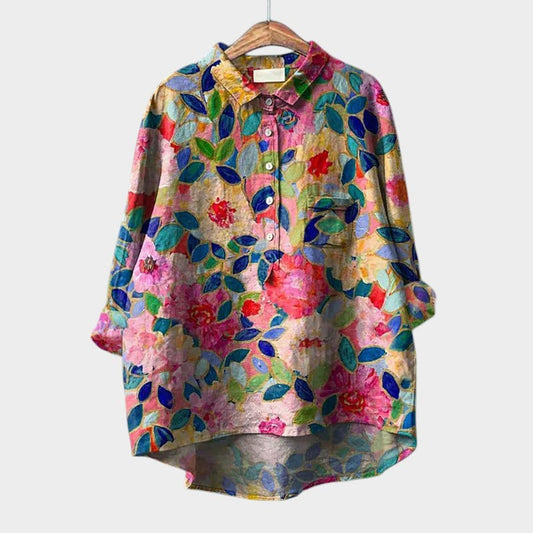 Lovisa - Skjorte med Blomsterprint