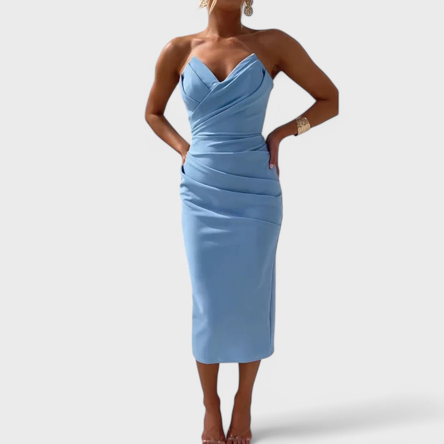 Mille - Elegant Stropløs Kjole