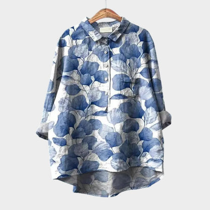 Madieke - Skjorte med Vintage-blomsterprint