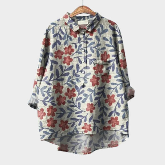 Lovisa - Skjorte med Blomsterprint