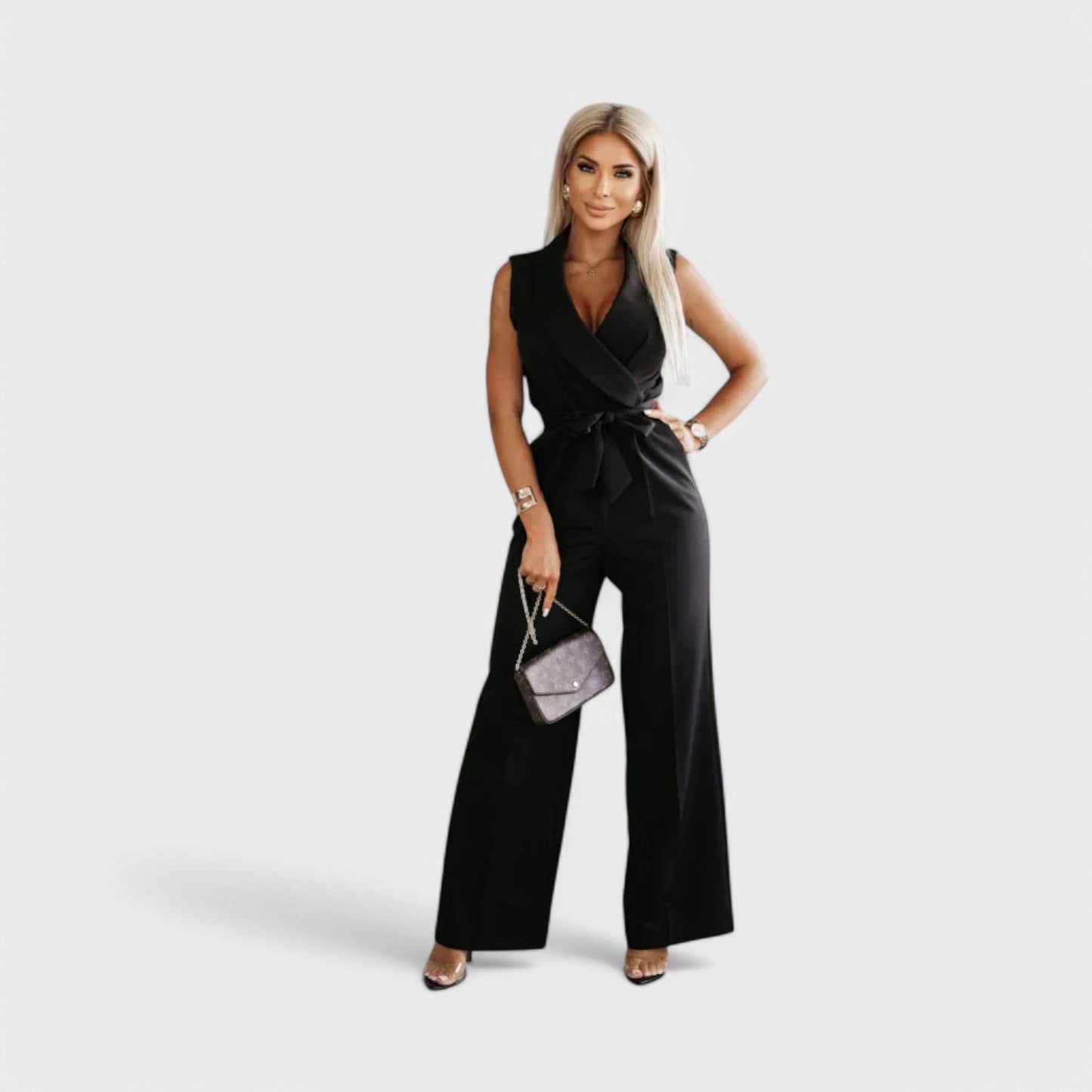 Angela - Udringet Jumpsuit Uden ærmer