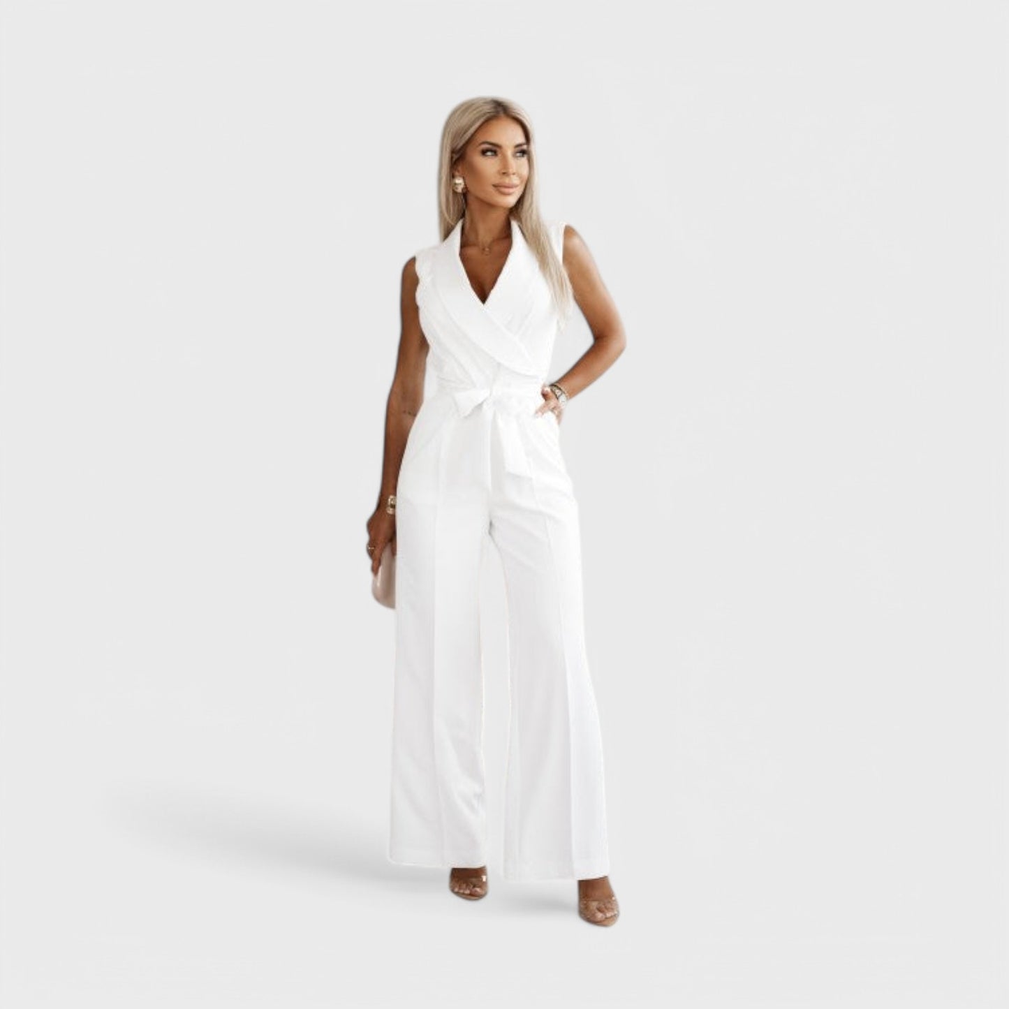 Angela - Udringet Jumpsuit Uden ærmer
