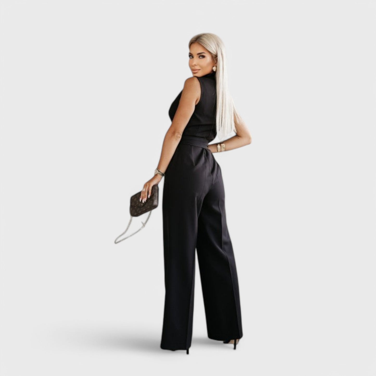 Angela - Udringet Jumpsuit Uden ærmer