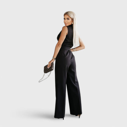 Angela - Udringet Jumpsuit Uden ærmer