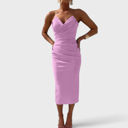 Mille - Elegant Stropløs Kjole