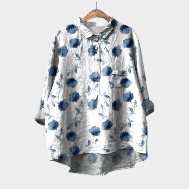 Madieke - Skjorte med Vintage-blomsterprint