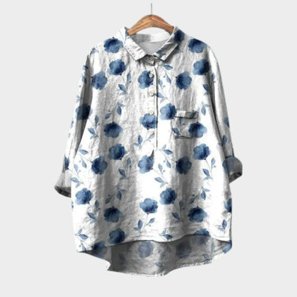 Madieke - Skjorte med Vintage-blomsterprint