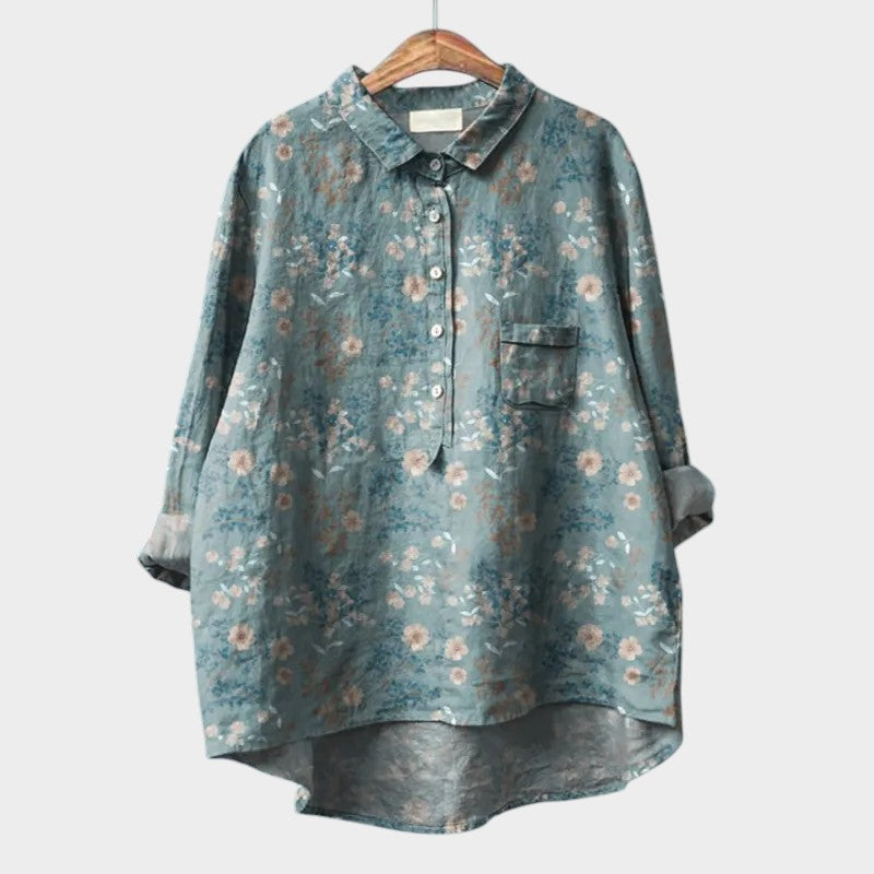 Lovisa - Skjorte med Blomsterprint