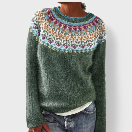 Thyra - Retro Efterår Sweater