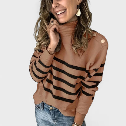 Maya - Stribet Sweater
