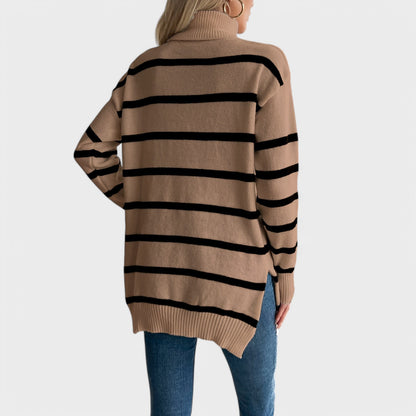 Maya - Stribet Sweater