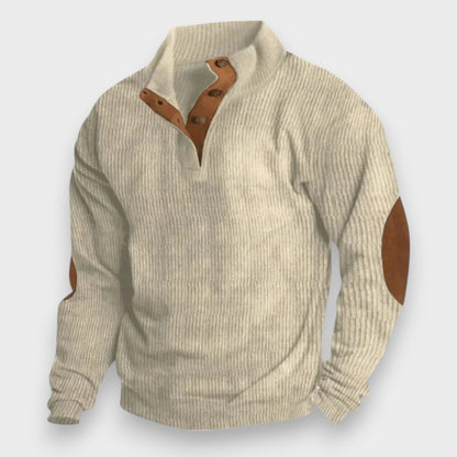 Augustus - Sweater Med Knapper