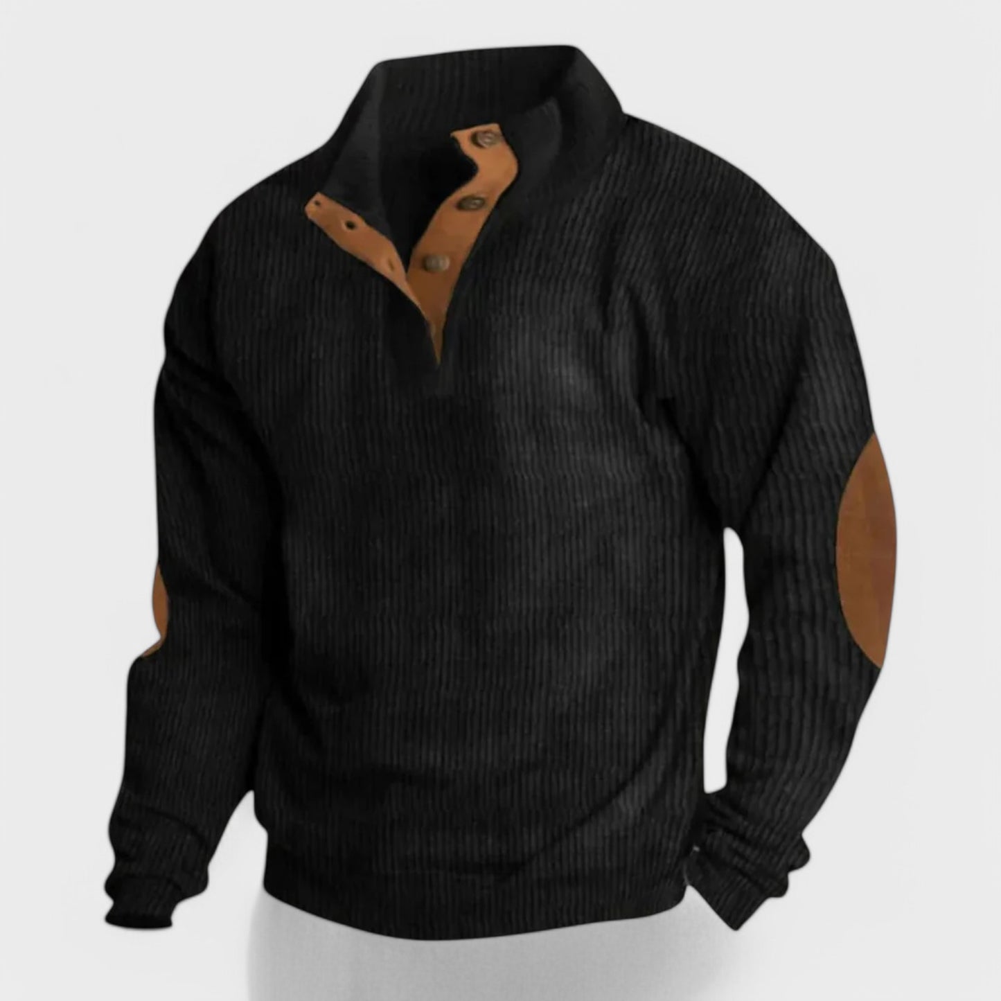 Augustus - Sweater Med Knapper