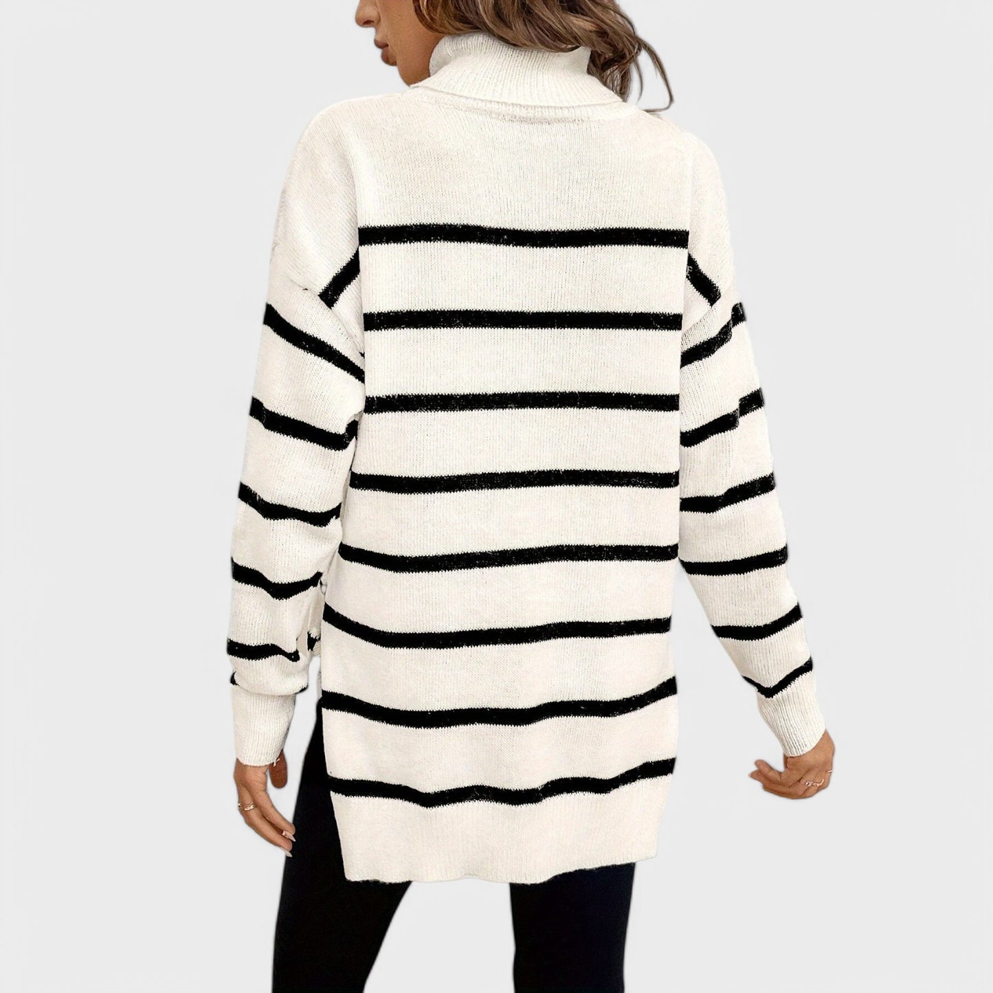 Maya - Stribet Sweater