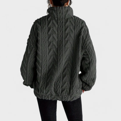 Haze - Elegancki Fleece Sweater