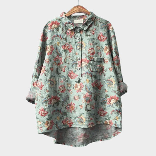 Lovisa - Skjorte med Blomsterprint