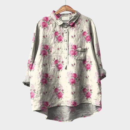 Lovisa - Skjorte med Blomsterprint