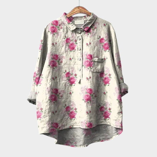 Lovisa - Skjorte med Blomsterprint