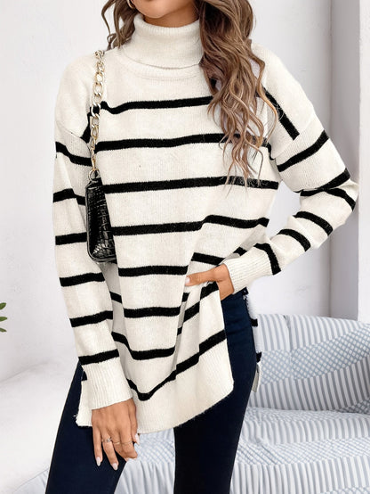 Maya® stribet sweater