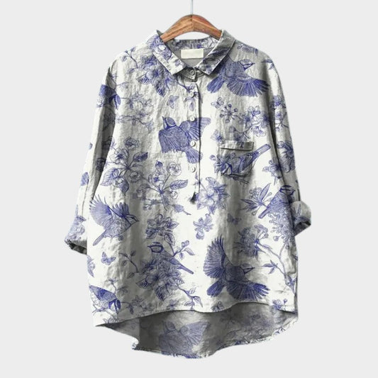 Lovisa - Skjorte med Blomsterprint