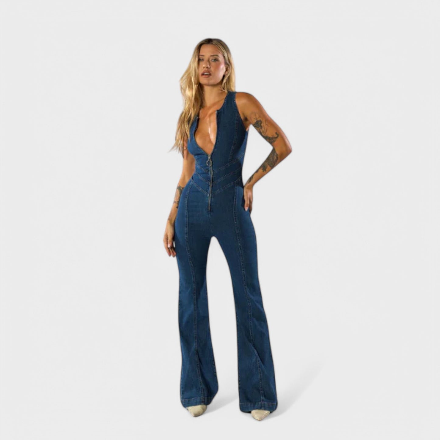 Sigrid - Denim Jumpsuit