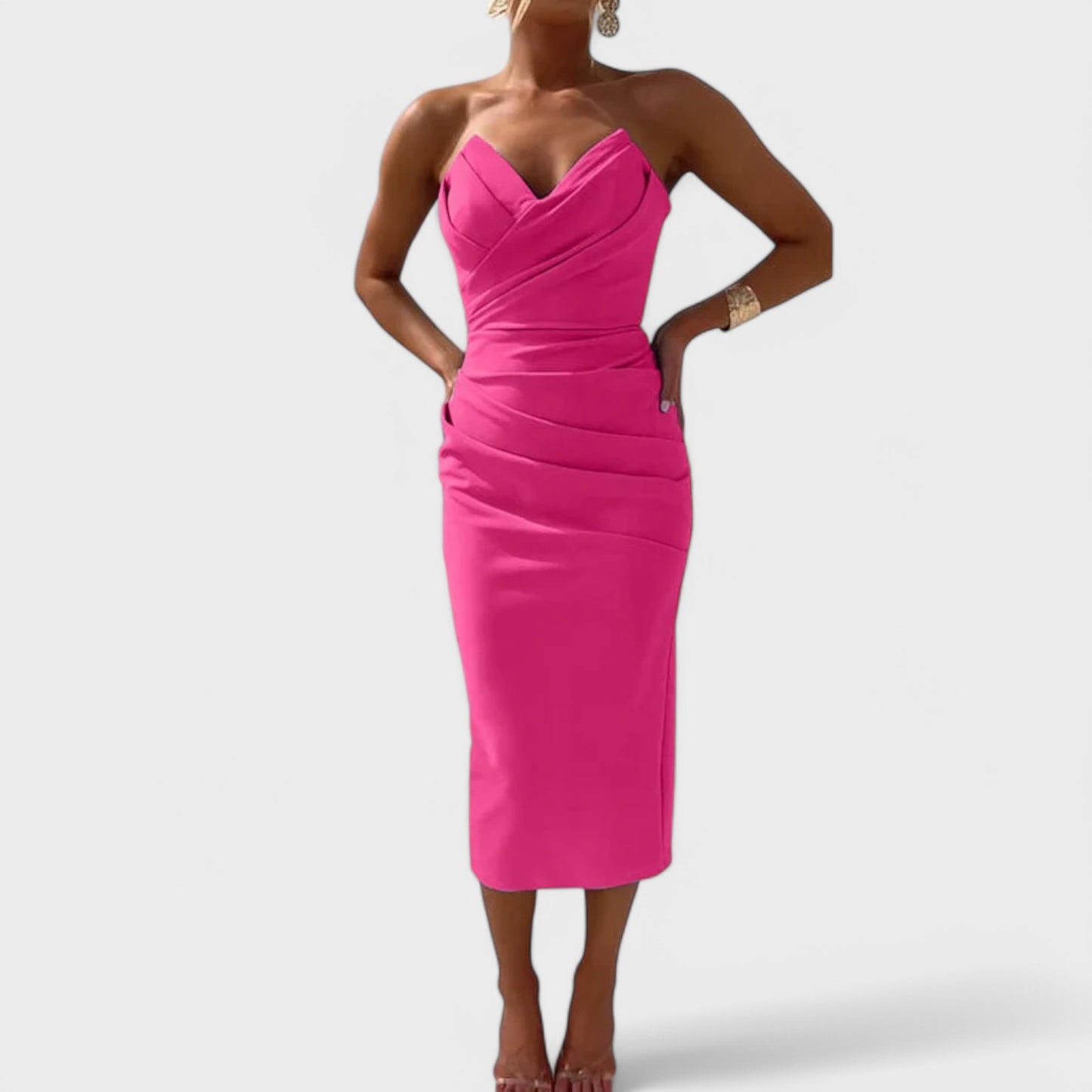 Mille - Elegant Stropløs Kjole