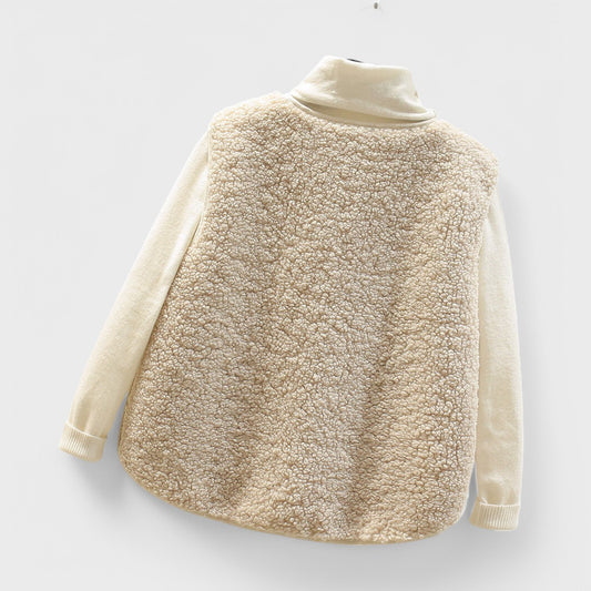Inge - Klassisk lammeuldsvest