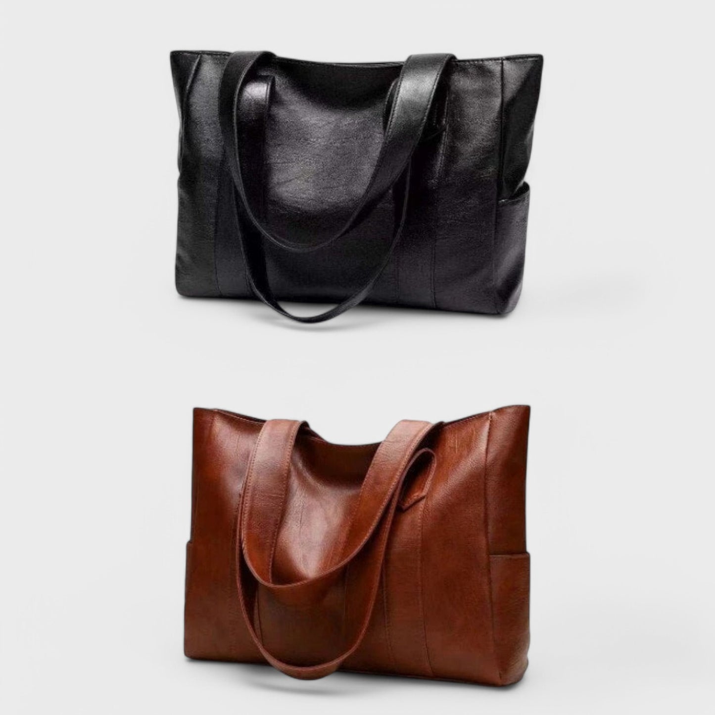 Valerie - Vintage Læder Skuldertaske