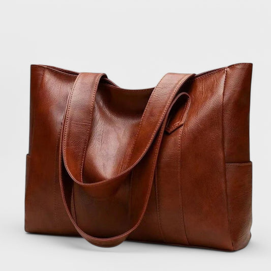 Valerie - Vintage Læder Skuldertaske