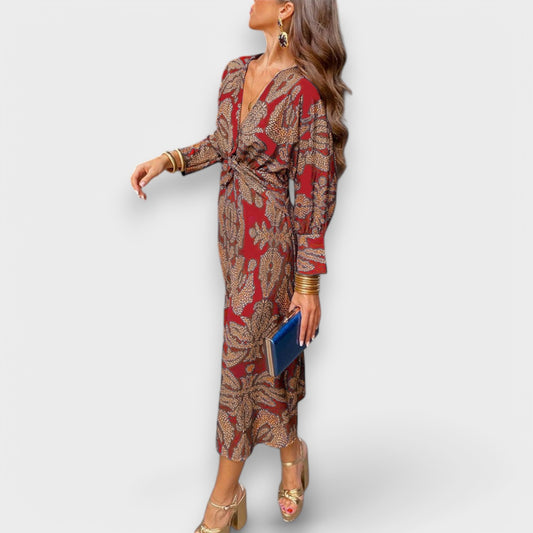 Bente - Elegante Langærmede Bodycon-Kjole