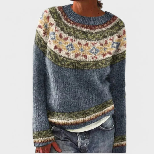 Thyra - Retro Efterår Sweater