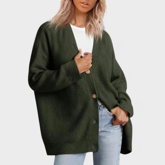 Lulu - Stilet Cardigan Med Knapper