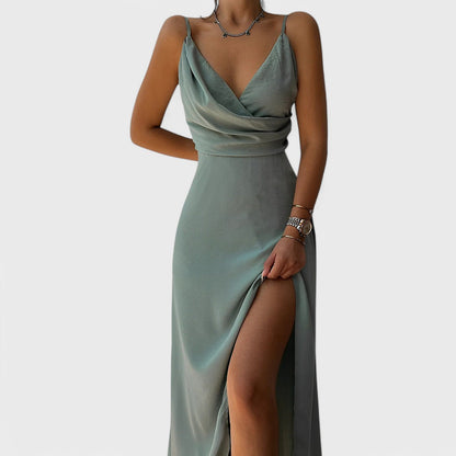Cathleen - Elegant ærmeløs Delekjole