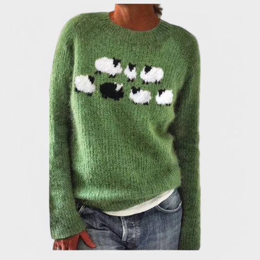 Thyra - Retro Efterår Sweater