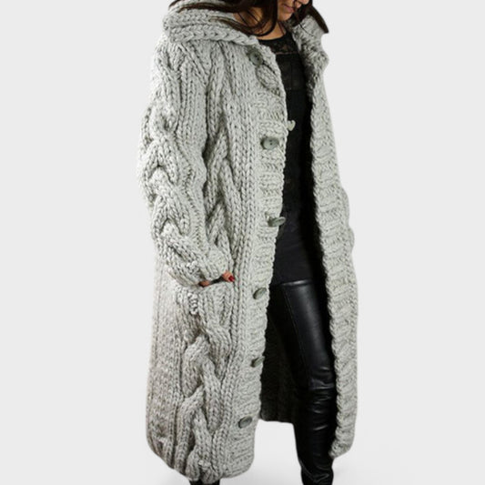 Sofia - Lang Strikket Cardigan