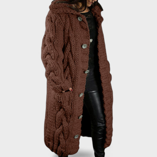 Sofia - Lang Strikket Cardigan