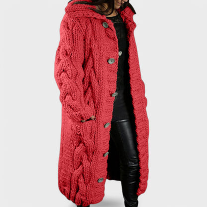Sofia - Lang Strikket Cardigan