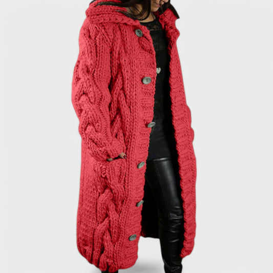 Sofia - Lang Strikket Cardigan