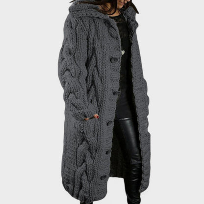 Sofia - Lang Strikket Cardigan