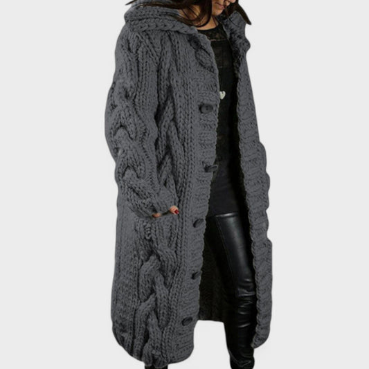 Sofia - Lang Strikket Cardigan