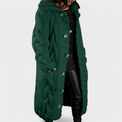 Sofia - Lang Strikket Cardigan